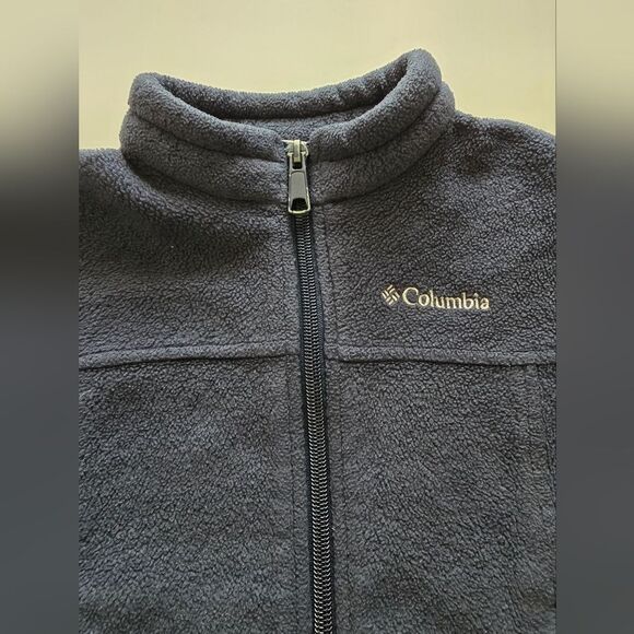 Columbia Zip Up Kids Sweater Size 3T In Blue - Picture 3 of 5